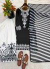 Jf 044 Crep Silk With Embroidery Work Top With Bottom Dupatta Wholesalers In Delhi
